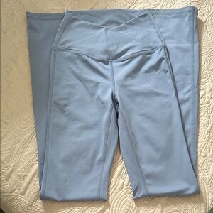 YOGALICIOUS LUX Light Blue High-Waisted Flare Leggings Size XS